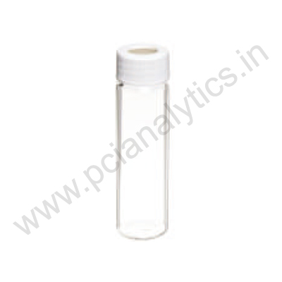 Clear Vial with Screw Cap and Septa